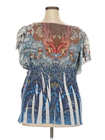 One World Short Sleeve Blouse (view 2)