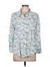Style&Co 100% Rayon Blue Long Sleeve Blouse Size L (petite) - photo 1