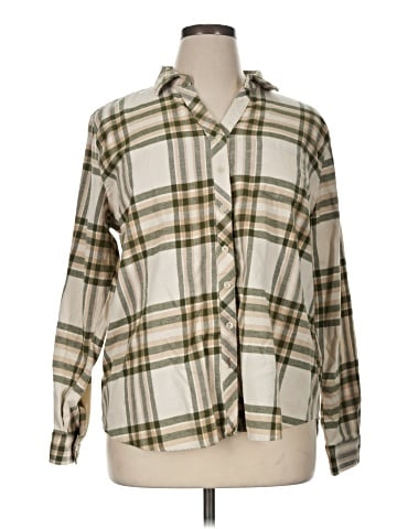 Weatherproof Long Sleeve Button-Down Shirt (view 1)