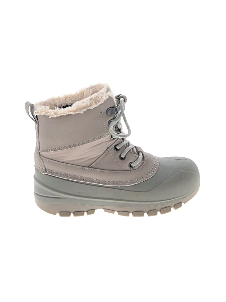 Pre-owned All In Motion Kids' Ankle Boots In Gray