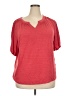 Cable & Gauge Red 3/4 Sleeve T-Shirt Size 2X - photo 1