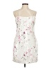 Likely 100% Polyester Floral White Cocktail Dress Size 8 - photo 1