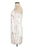 Likely 100% Polyester Floral White Cocktail Dress Size 8 - photo 5