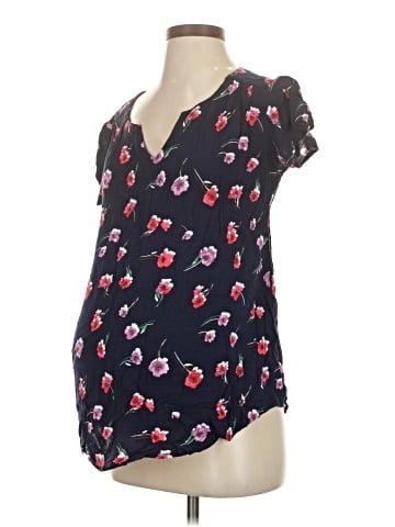 Oh Baby By Motherhood Short Sleeve Blouse (view 1)