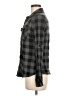 DJT Plaid Gray Long Sleeve Blouse Size M - photo 5
