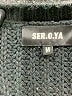 Ser.O.Ya 100% Acrylic Black Cardigan Size M - photo 7
