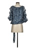 CeCe 100% Polyester Blue 3/4 Sleeve Blouse Size S - photo 2