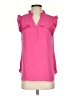 Tamara H. 100% Polyester Pink Sleeveless Blouse Size S - photo 1