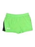 Under Armour 100% Polyester Color Block Green Athletic Shorts Size L - photo 1