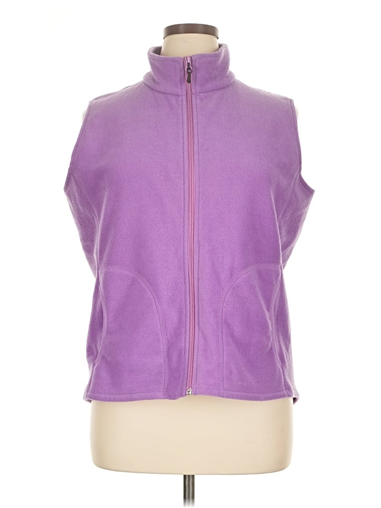 Pre-owned Woolrich Fleece Jacket In Purple