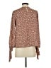 Shein 100% Polyester Brown Long Sleeve Blouse Size S - photo 2