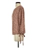 Shein 100% Polyester Brown Long Sleeve Blouse Size S - photo 5