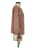Shein 100% Polyester Brown Long Sleeve Blouse Size S - photo 4