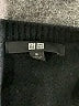 Uniqlo 100% Wool Solid Black Wool Pullover Sweater Size M - photo 7