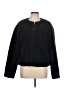 J.Crew 100% Polyester Blue Black Faux Fur Jacket Size L - photo 1