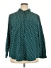 Susan Graver Polka Dots Teal Long Sleeve Blouse Size 22 - photo 1