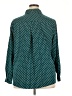 Susan Graver Polka Dots Teal Long Sleeve Blouse Size 22 - photo 2