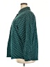 Susan Graver Polka Dots Teal Long Sleeve Blouse Size 22 - photo 5