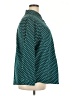 Susan Graver Polka Dots Teal Long Sleeve Blouse Size 22 - photo 4