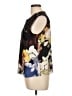 Kasper 100% Silk Floral Graphic Black Sleeveless Silk Top Size L (estimated) - photo 5