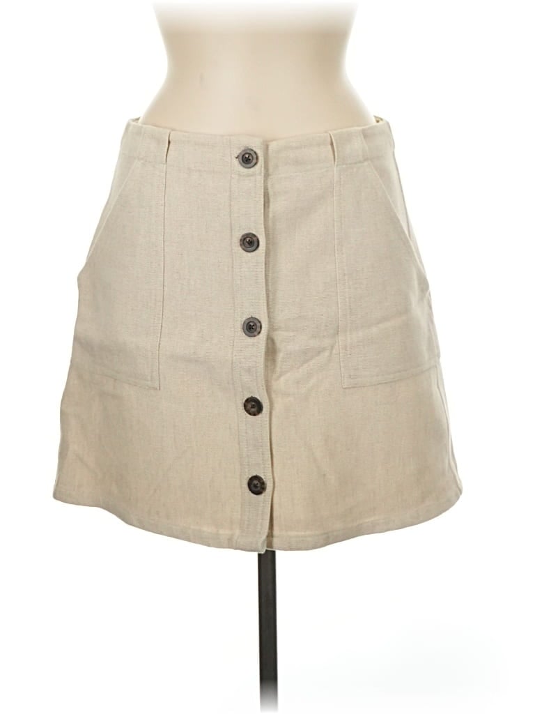 Pre-owned Banana Republic Casual Skirt In Tan
