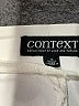 Context Solid Ivory Casual Pants Size 1X - photo 4