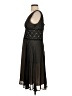 Connected Apparel 100% Polyester Black Cocktail Dress Size 8 (petite) - photo 5