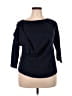 Zapelle Black 3/4 Sleeve Top Size 1X - photo 1