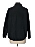 Unbranded Solid Black Long Sleeve Button-Down Shirt Size L - photo 2