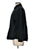 Unbranded Solid Black Long Sleeve Button-Down Shirt Size L - photo 5