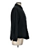 Unbranded Solid Black Long Sleeve Button-Down Shirt Size L - photo 4
