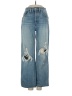 RE/DONE 100% Cotton Stars Blue Jeans Size 23 waist - photo 1