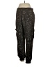 Democracy Animal Print Black Cargo Pants Size S - photo 2