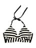 Kona Sol Stripes Ivory White Swimsuit Top Size S - photo 1