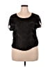 Penelope Black Short Sleeve Top Size XL - photo 1