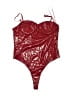Say What? Burgundy Bodysuit Size L - photo 1