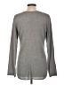 Nanette Lepore 100% Silk Gray Long Sleeve Silk Top Size L - photo 2