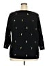 Sydney Easton Print Black Pullover Sweater Size 3X - photo 2