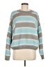 LITTLE LIES Stripes Blue Pullover Sweater Size Med - Lg - photo 1
