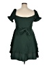 Lyaner Solid Green Cocktail Dress Size XL - photo 2