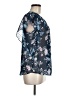 DR2 Blue Short Sleeve Blouse Size M - photo 4