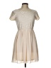 Buttons Ivory Cocktail Dress Size L - photo 1
