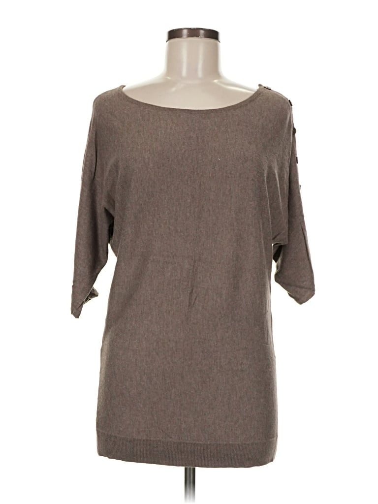 Pre-owned Express Pullover Sweater In Brown