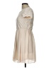 Buttons Ivory Cocktail Dress Size L - photo 5