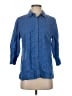 L.L.Bean 100% Linen Blue 3/4 Sleeve Button-Down Shirt Size S - photo 1