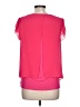 By & By 100% Polyester Pink Short Sleeve Blouse Size L - photo 2