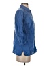 L.L.Bean 100% Linen Blue 3/4 Sleeve Button-Down Shirt Size S - photo 4