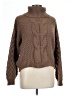Woven Heart Brown Turtleneck Sweater Size L - photo 1