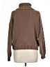 Woven Heart Brown Turtleneck Sweater Size L - photo 2