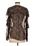 Veronica Beard 100% Silk Brown 3/4 Sleeve Silk Top Size 2 - photo 2